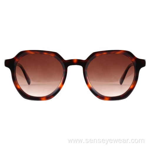 UV400 Bevel Acetate Polarized Shades Sunglasses For Women